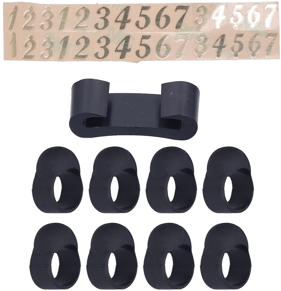 Dailygoods- Vingertop Beschermers 10 Stuks - Siliconen Vingerhoezen - Percussie Accessoires - Ethereal Drum - Krasbestendig - Zacht Geluid - Drumvingerhuls