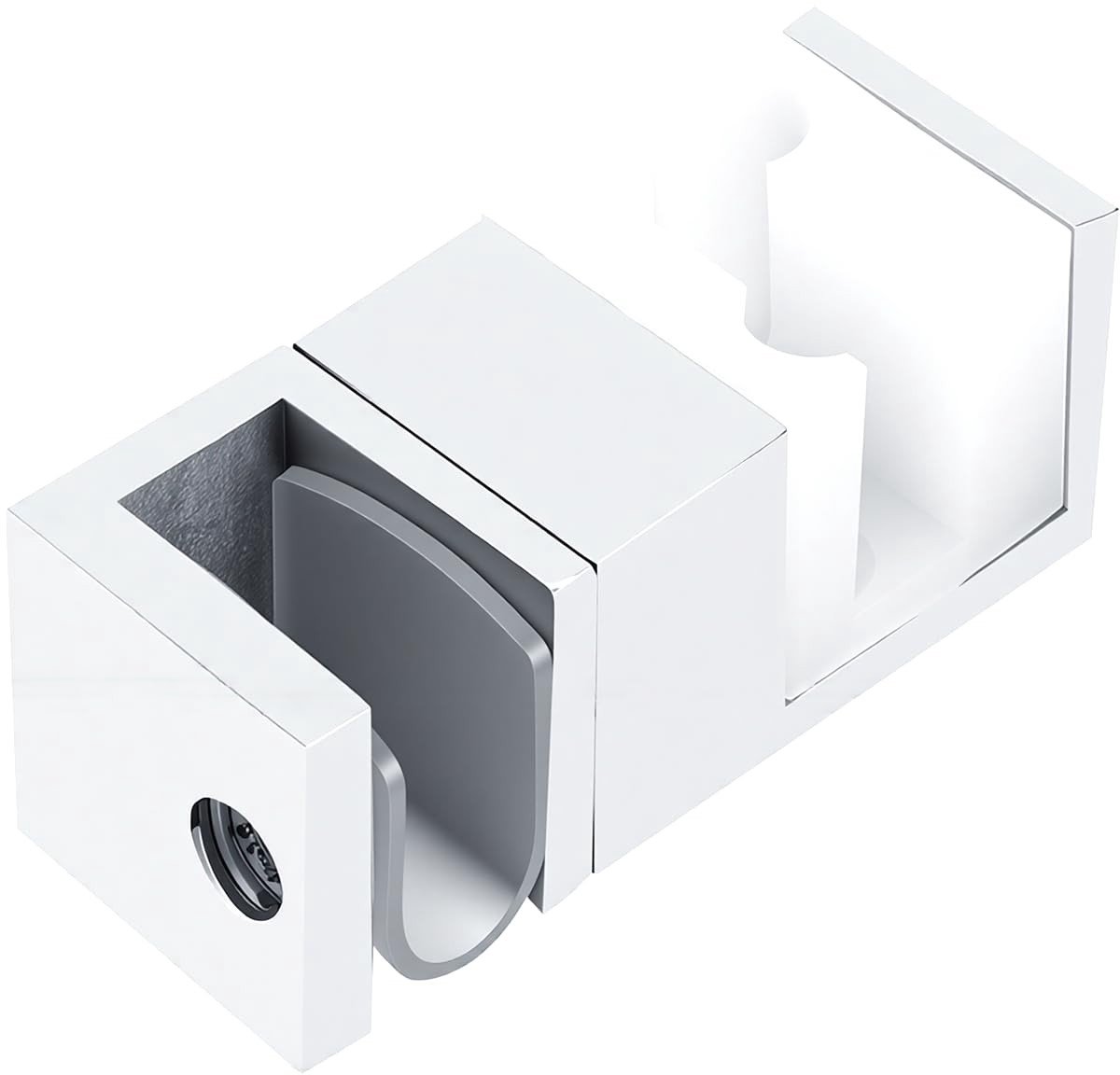 Dailygoods- Schuifdeuronderhouder roestvrij staal - Deurbuffer - Instelbaar - Duurzaam - Hittebestendig - Verstelbare afmetingen 6x2x2 cm - Deurstopper