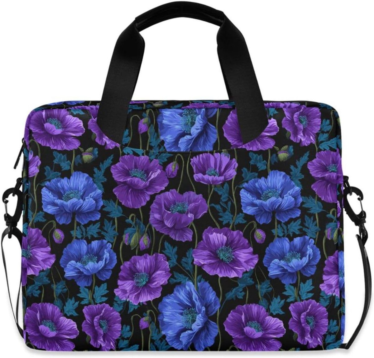 Laptophoes 15-16 inch - Laptoptas tablet - Veilig vervoeren - Waterdichte bescherming - 39.88 x 29.97 cm - Blauw paars