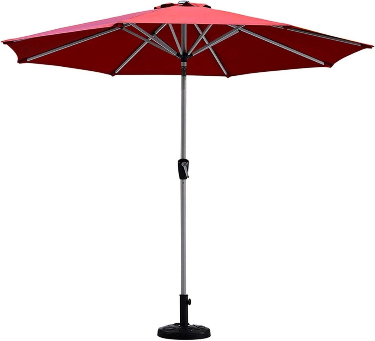 Tuin parasol - Buiten zonnescherm - Buiten ontspannen - Met kantelfunctie - 27 meter - Rood