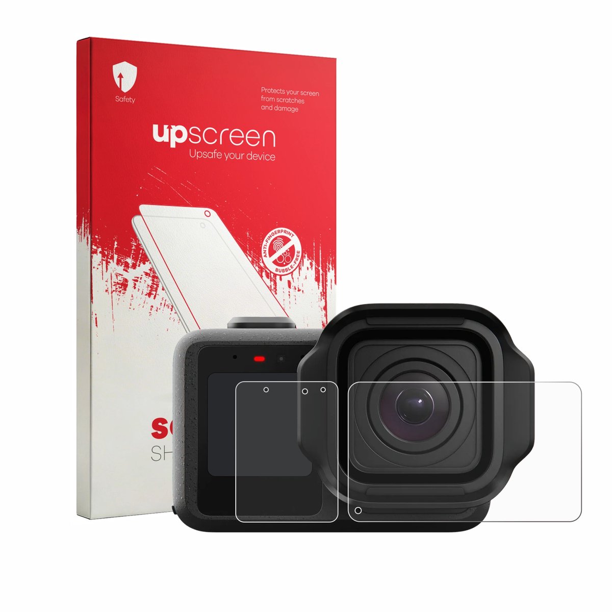 upscreen - Screenprotector voor GoPro Mission 1 Pro - Folie Beschermfolie transparant