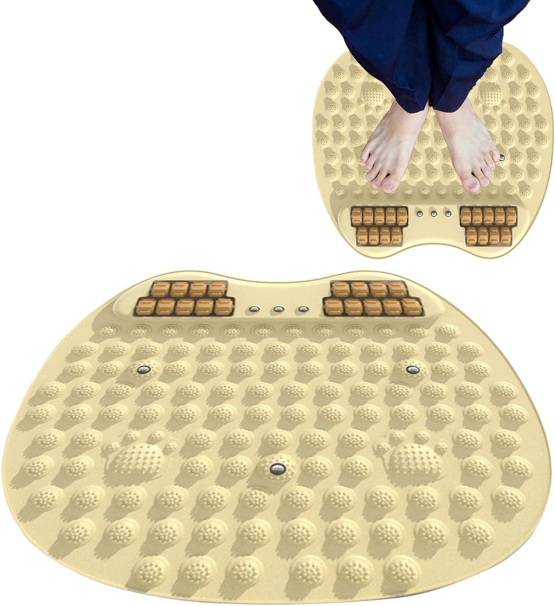 Voetmassagemat, draagbaar, licht en antislip, stamat voor voetmassage, voor mannen, vrouwen, meisjes en familie