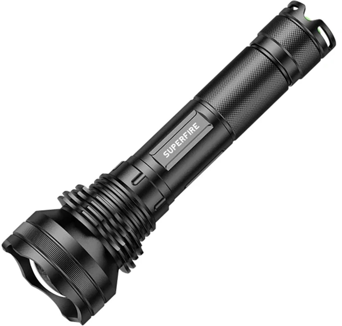Superfire Zaklamp L3 P90 2700Lm Voor Politie- En Toeristenacties Met Voedingsadapter