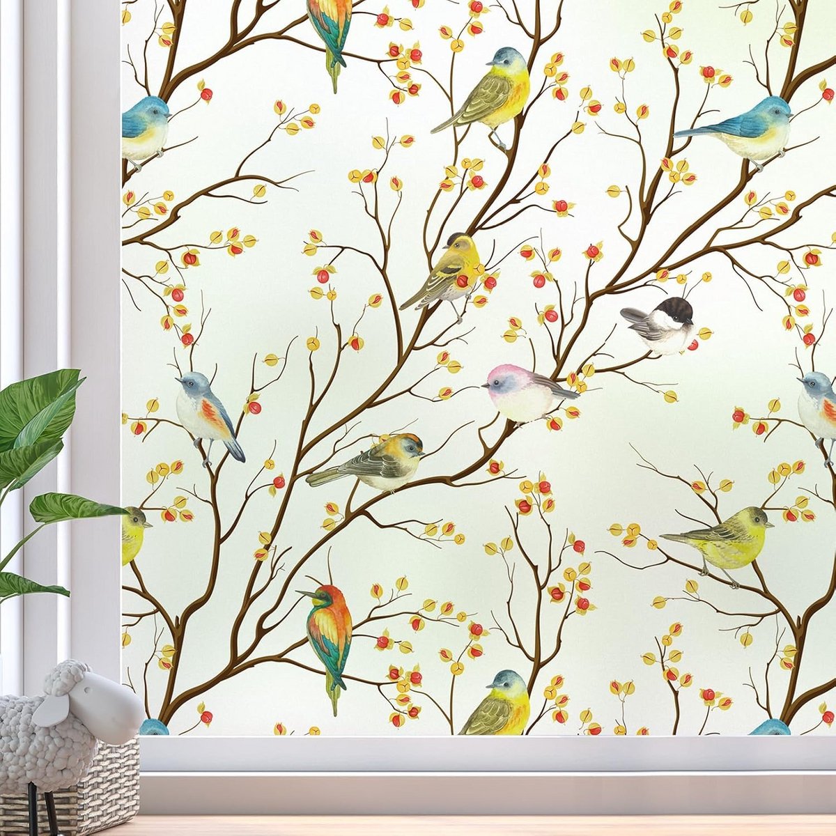 Raamfolie Mat - Decoratief Vinyl - Privacy Creëren - Statische Hechting - 44.5 x 200 cm -