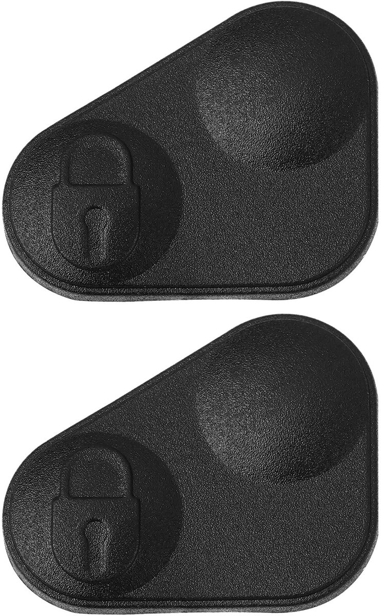 Dailygoods- Autosleutel Hoesje - 2 Stuks Rubber Pads - Compatibel met Land Rover Range Rover P38 - Duurzaam Materiaal - Eenvoudige Installatie - Nauwkeurig Passend Ontwerp - Sleutelpad