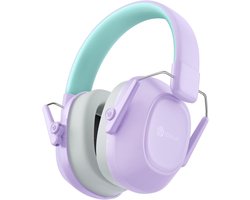 iClever Noise Cancelling Headphones for Kids, SNR 29 dB Safe Noise Reducing Earmuff for Autism, Sensory and Concentration Problems, Hearing Protection for Fireworks