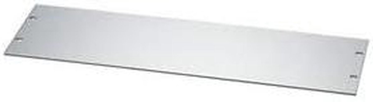 Blindplaat Plaat - Afdekplaat - Behuizing Afwerken - Aluminium 4mm - 3U - Grijs