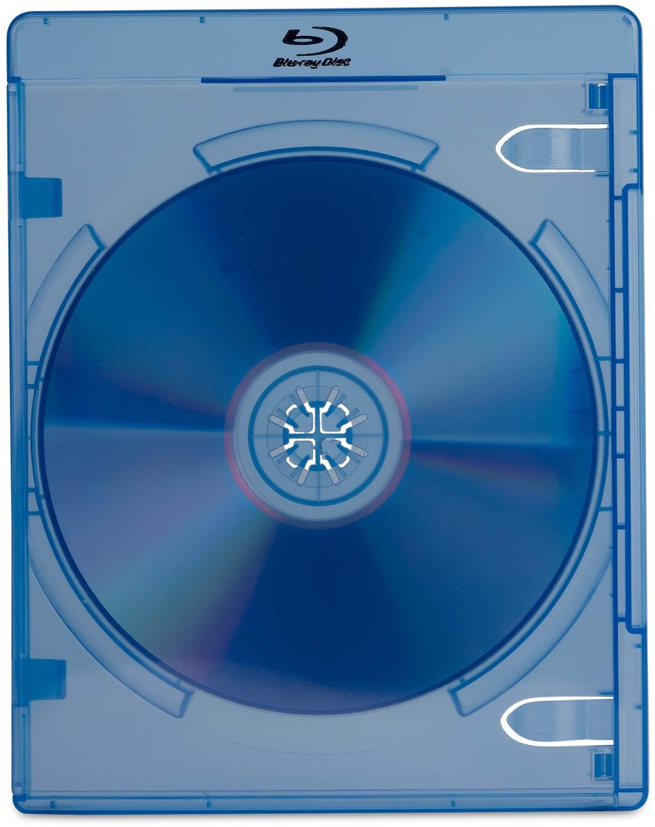 Inovra- Blu-ray Case 5 Disc - Duurzaam - Polypropyleen - Transparante Cover - Inzetclips - Afmetingen 172 x 135 x 21 mm - Filmdoos