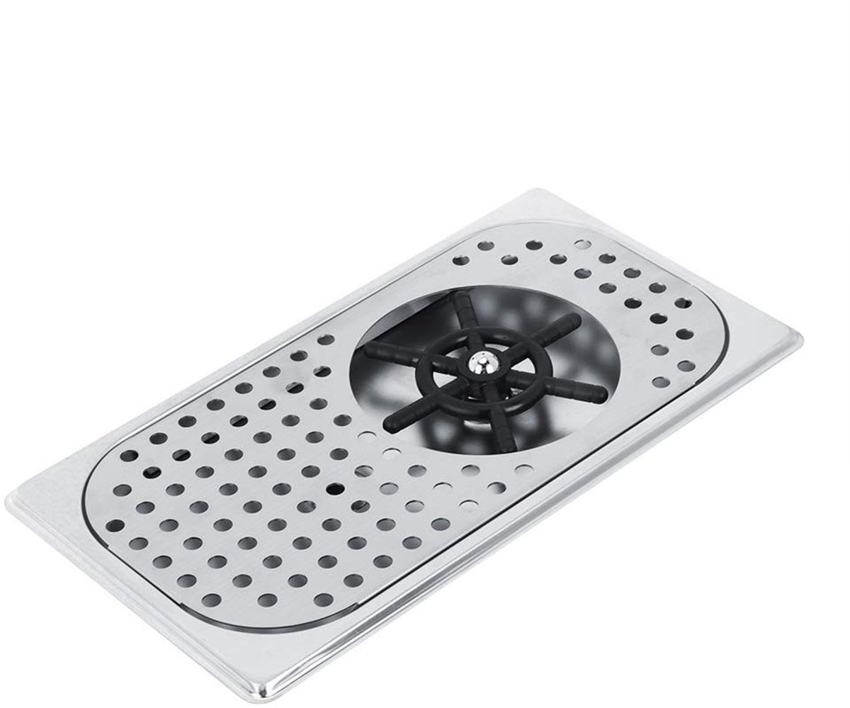 Allecto - Automatische Glasreiniger - Keuken en Bar - Snelle Cup Washer - Drain Tray - Effectieve schoonmaakoplossing - Gemakkelijk te gebruiken - ...