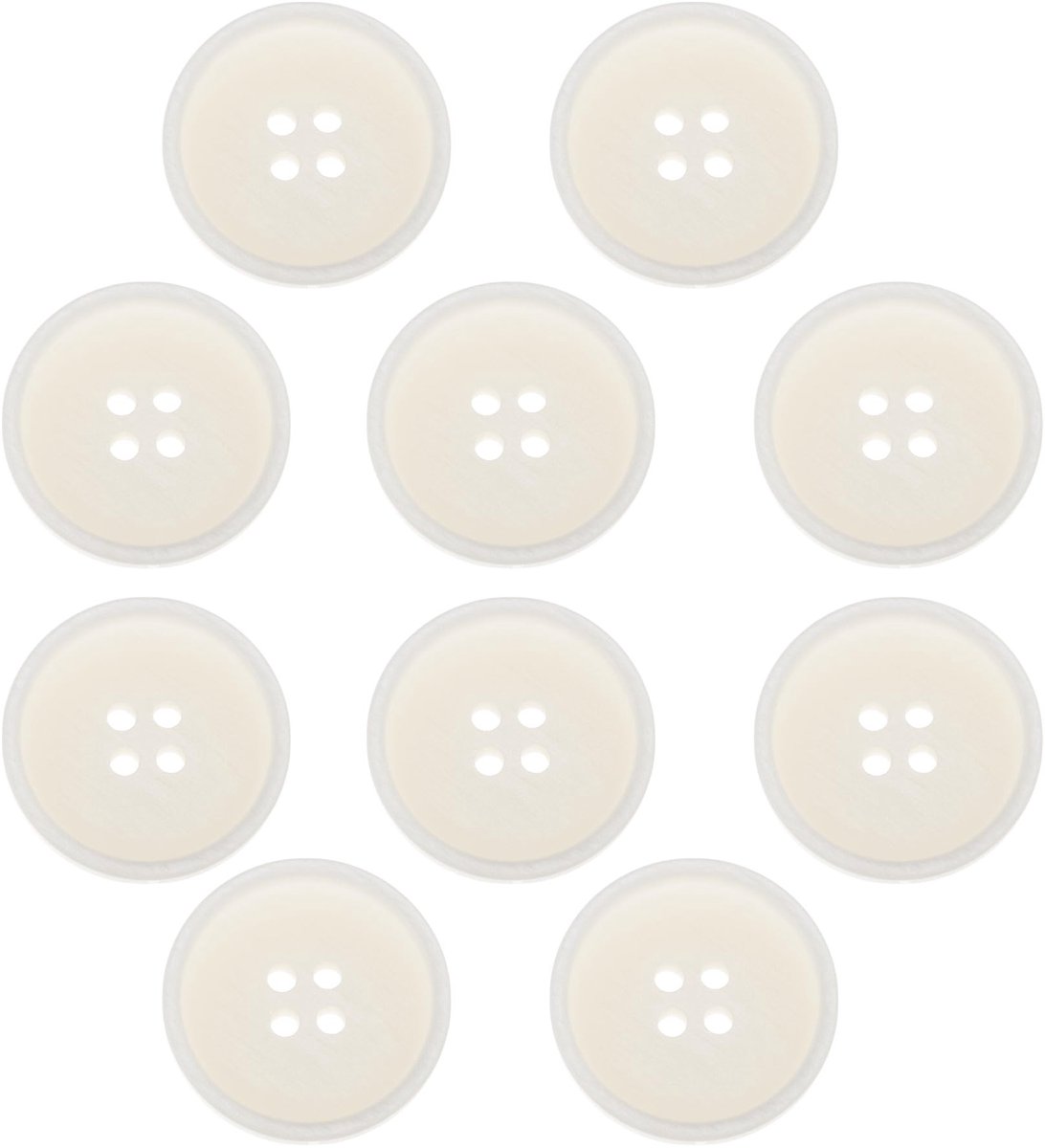 Dailygoods- Knopen 10 Stuks - Hars - 25 mm - Kleding/Mode - Naaien - Breien - Decoratie - Naaiaccessoires