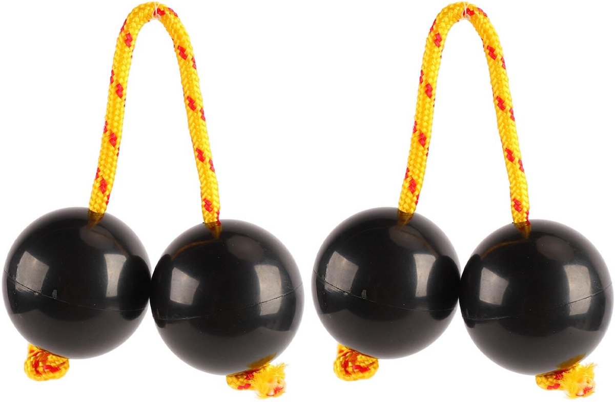 Dailygoods- Ritmische Bal 2 Stuks - Afrikaanse Ritmische Bal - Muziek Ei Shakers - Rammelaar Bal - ABS Kunststof - Stevige Constructie - Shaker