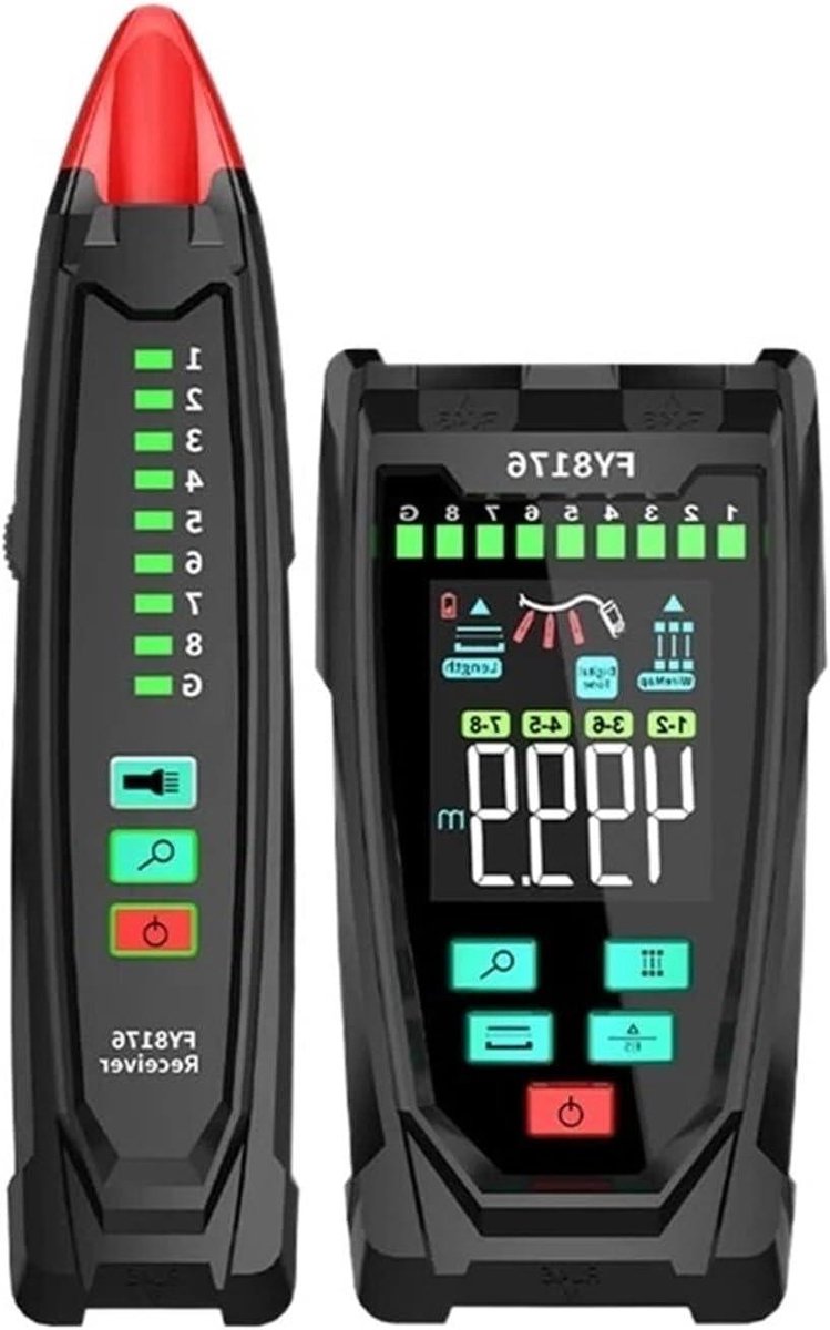 Kabeltester - Netwerktester Kabelzoeker - Netwerk Problemen Oplossen - POE Ondersteuning - Compact Ontwerp - One Color