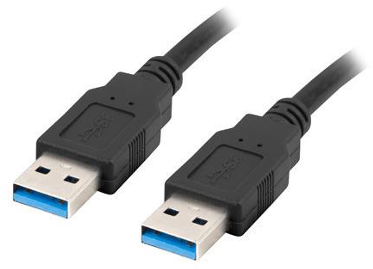 USB Cable Lanberg CA-USBA-30CU-0005-BK 500 cm