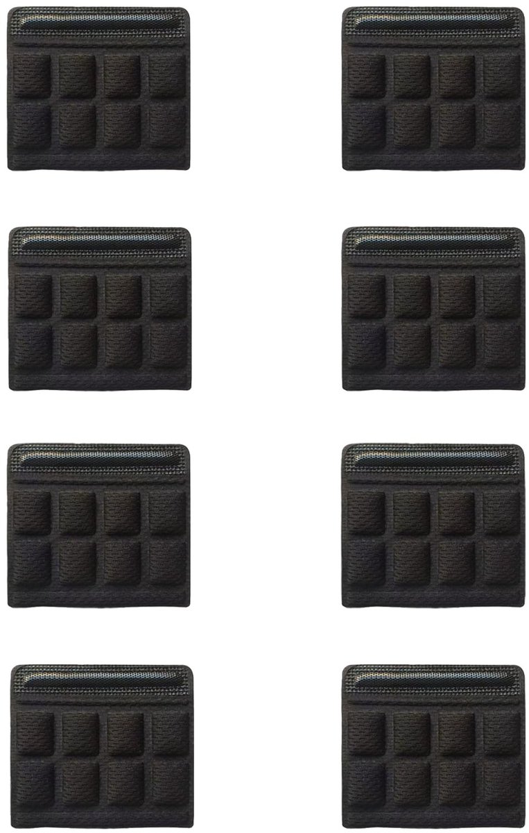 Dailygoods- Kinpolster Set van 8 - Zachte Schuimvulling - Ademend en Wasbaar - Comfortabele Bescherming - Voorkomt Huidirritatie - Helmkussens