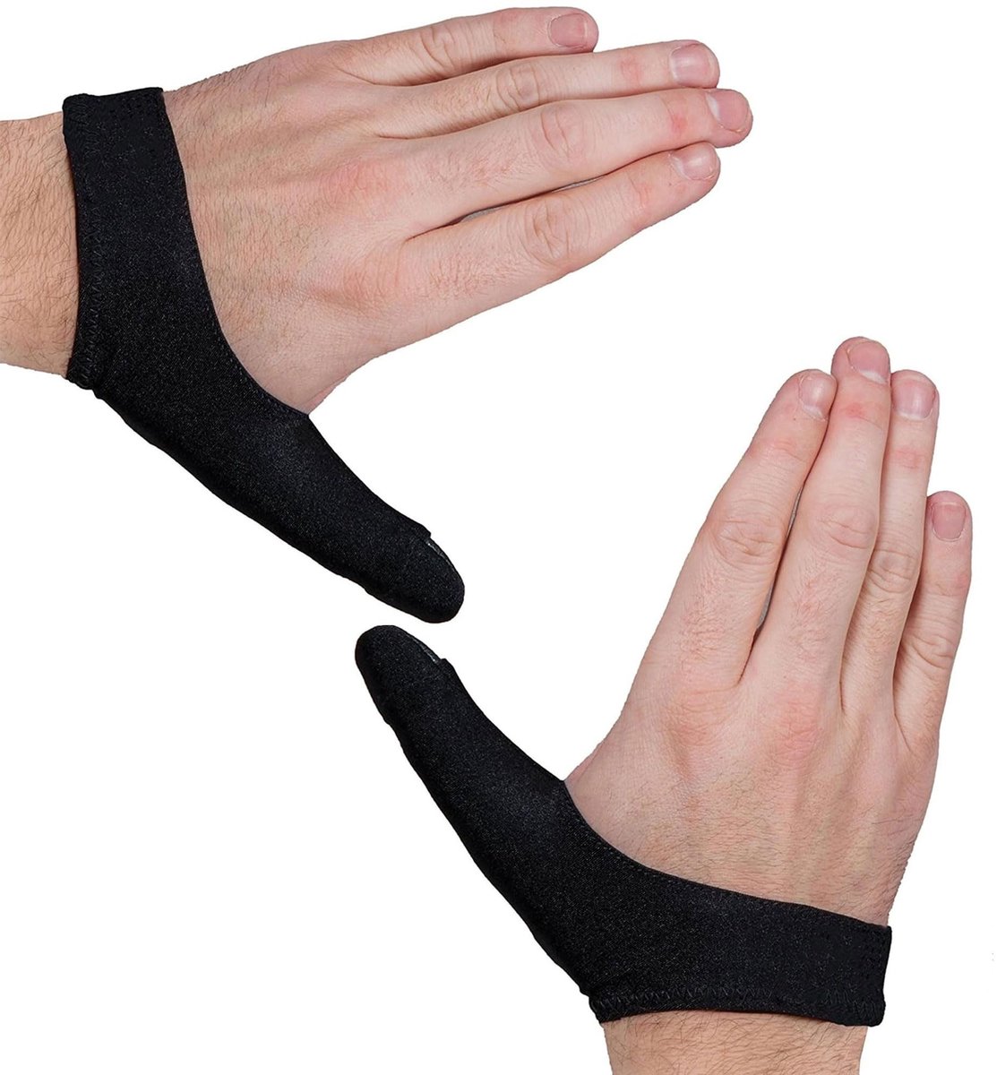 Dailygoods- Bowlinghandschoen Duimbeschermer - Vingerhoes - Gripbeschermer - Stabilisator - Rechtshandigen - Ideaal voor optimale grip - Vingermof