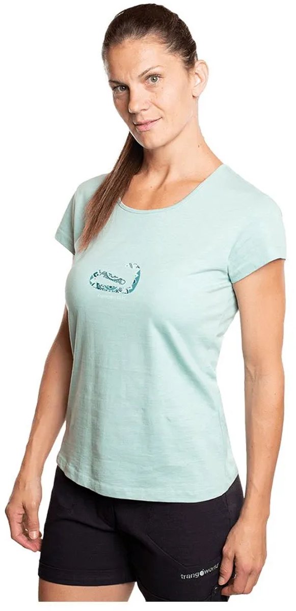 Trangoworld Lorte T-shirt Met Korte Mouwen Vrouw Lichen