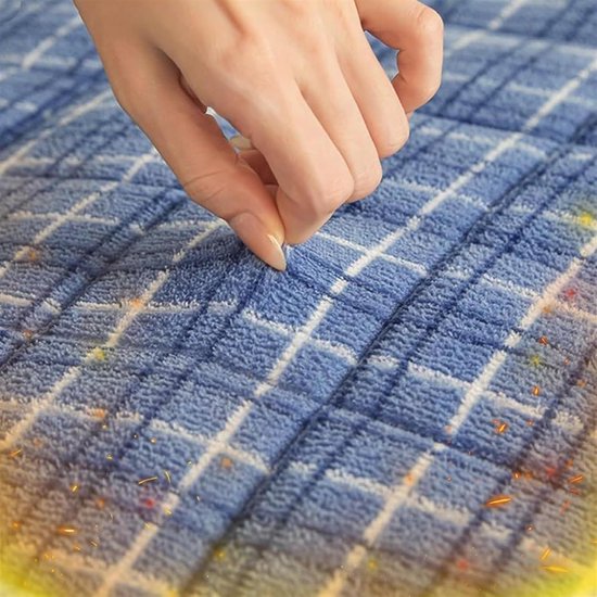 Futon Vloermatras - Opvouwbaar Matras - Comfortabel Slapen - Ergonomisch Ontwerp - King 180x200cm - Blauw — afbeelding 4