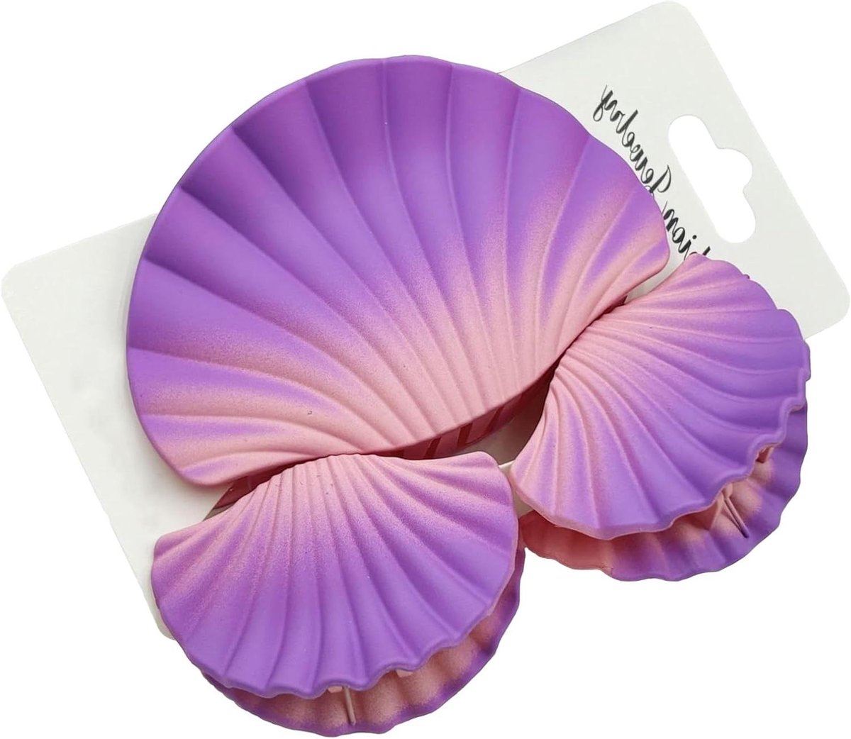 Haarklauw Clips - Haarspeldjes Set - Dagelijkse Stijl - Modieus Kleurverloop - 3 Stuks - Bruin