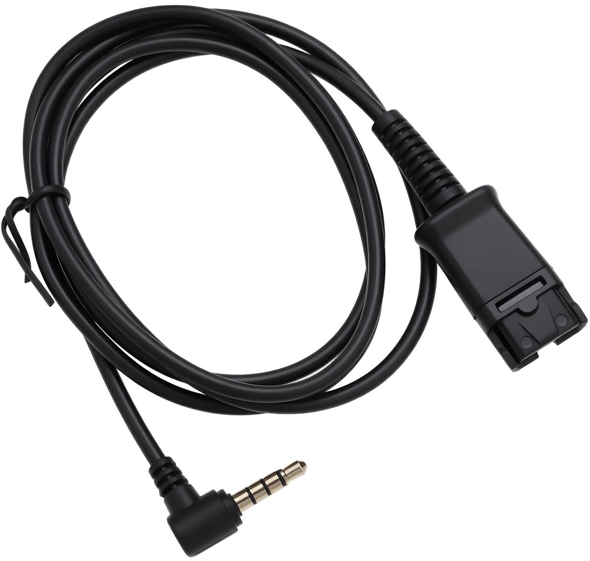 Dailygoods - Headset Adapter QD naar 3,5 mm Stekkerkabel, 1 Meter Lang