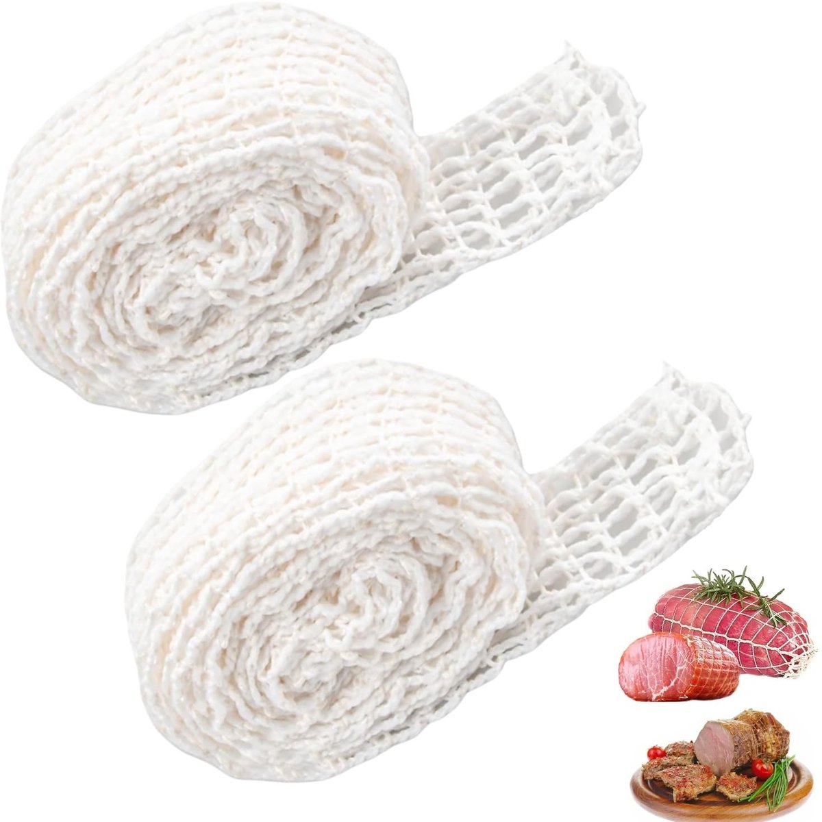 Dailygoods - Set van 2 Vleesnetten voor Koken en Bakken