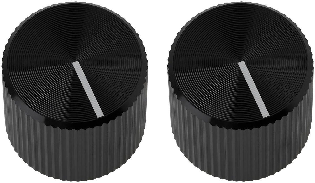 Dailygoods - 2x Volume Control Knop voor Audio Versterkers