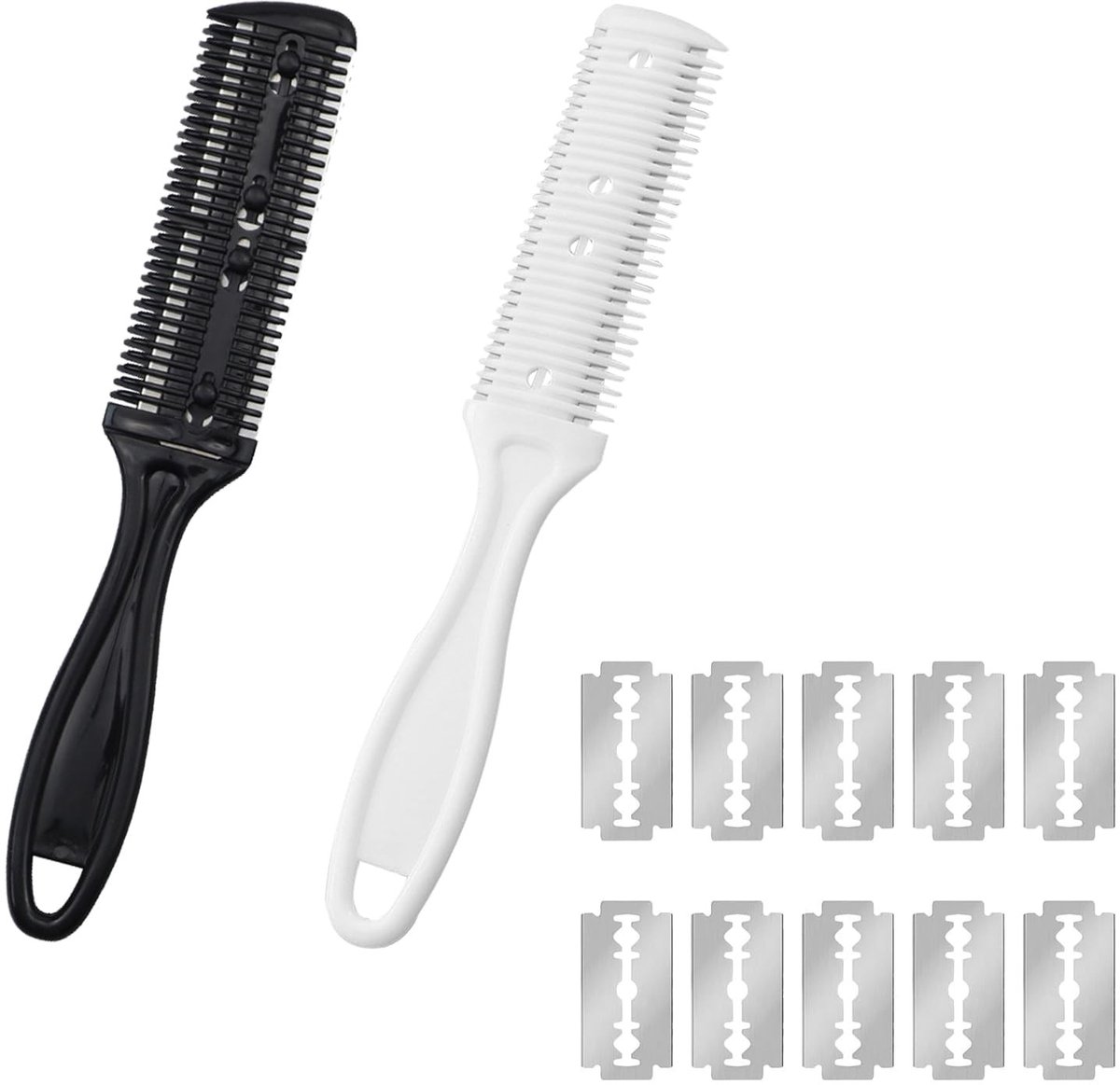 Dailygoods - Tondeusekam met 10 Reservemesjes voor Haartrimmer