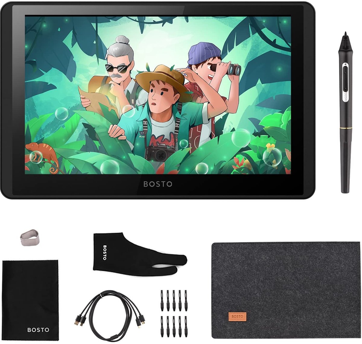 Dailygoods - LCD Grafische Tekentablet Monitor 11.6 Inch met 8192 Drukniveaus