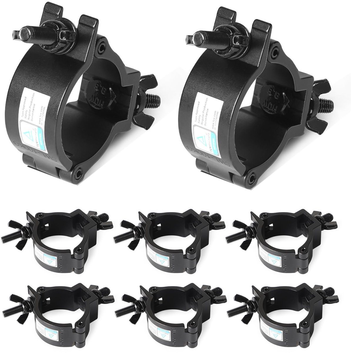 Dailygoods - Set van 8 Truss Clamps voor Podiumverlichting