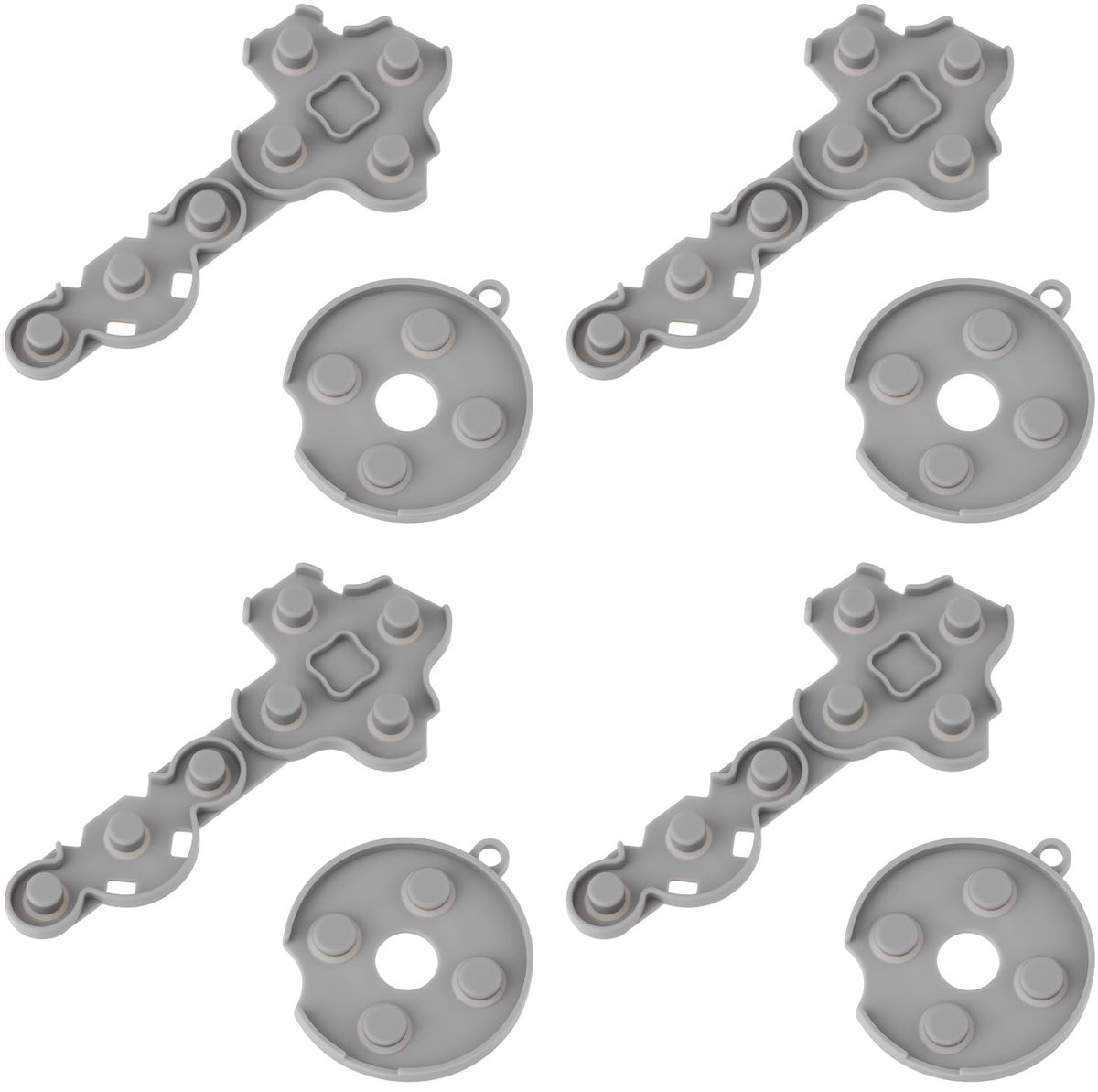 Dailygoods - Set van 4 Geleidende Zelfklevende Pads voor Xbox 360 Controller