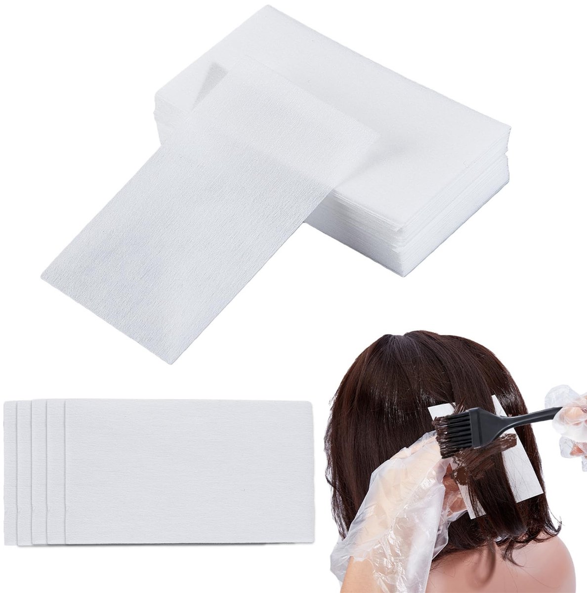 Dailygoods - Set van 240 Hittebestendige Haar Perm Papieren