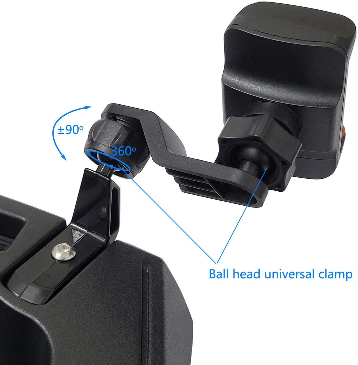 Dailygoods - Auto Telefoonhouder met Extension Arm voor Jeep Wrangler