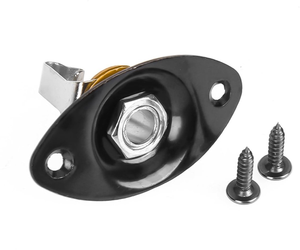 Dailygoods - Innovra - Gitaar Jack Socket Pickup 1/4 Inch voor Elektrische Gitaar en Bas