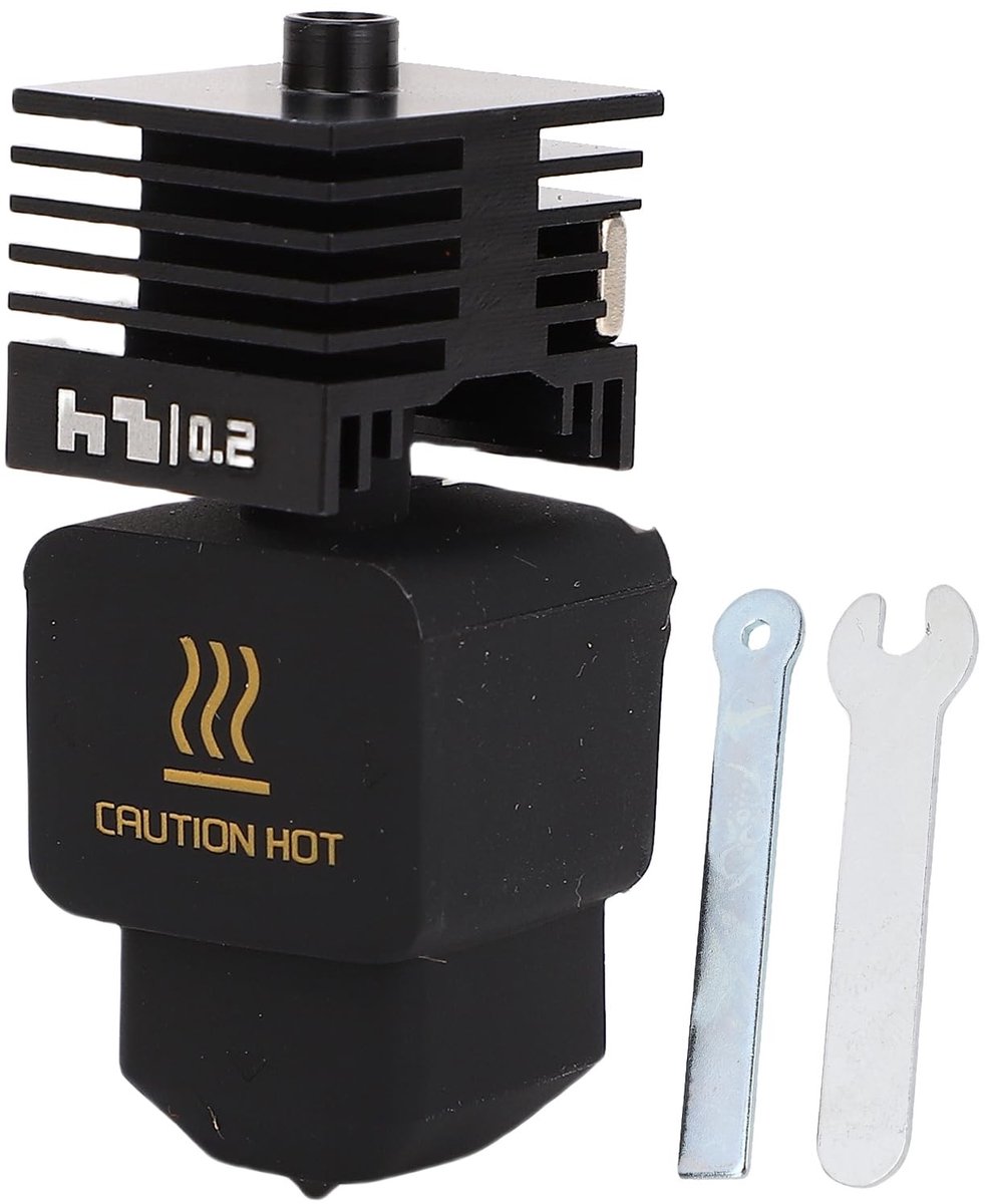 Dailygoods - Geharde Stalen Mondstuk Hot End Kit voor 3D-printer, 0,2 mm