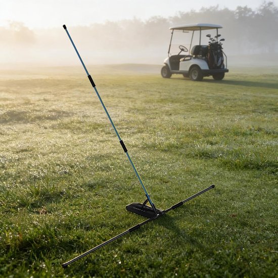 Golf Uitlijning Staven - Swing Trainer - Golf Training - Verstelbare Hoek - 44 x 12 x 4 cm - Blauw van GOLF — afbeelding 4