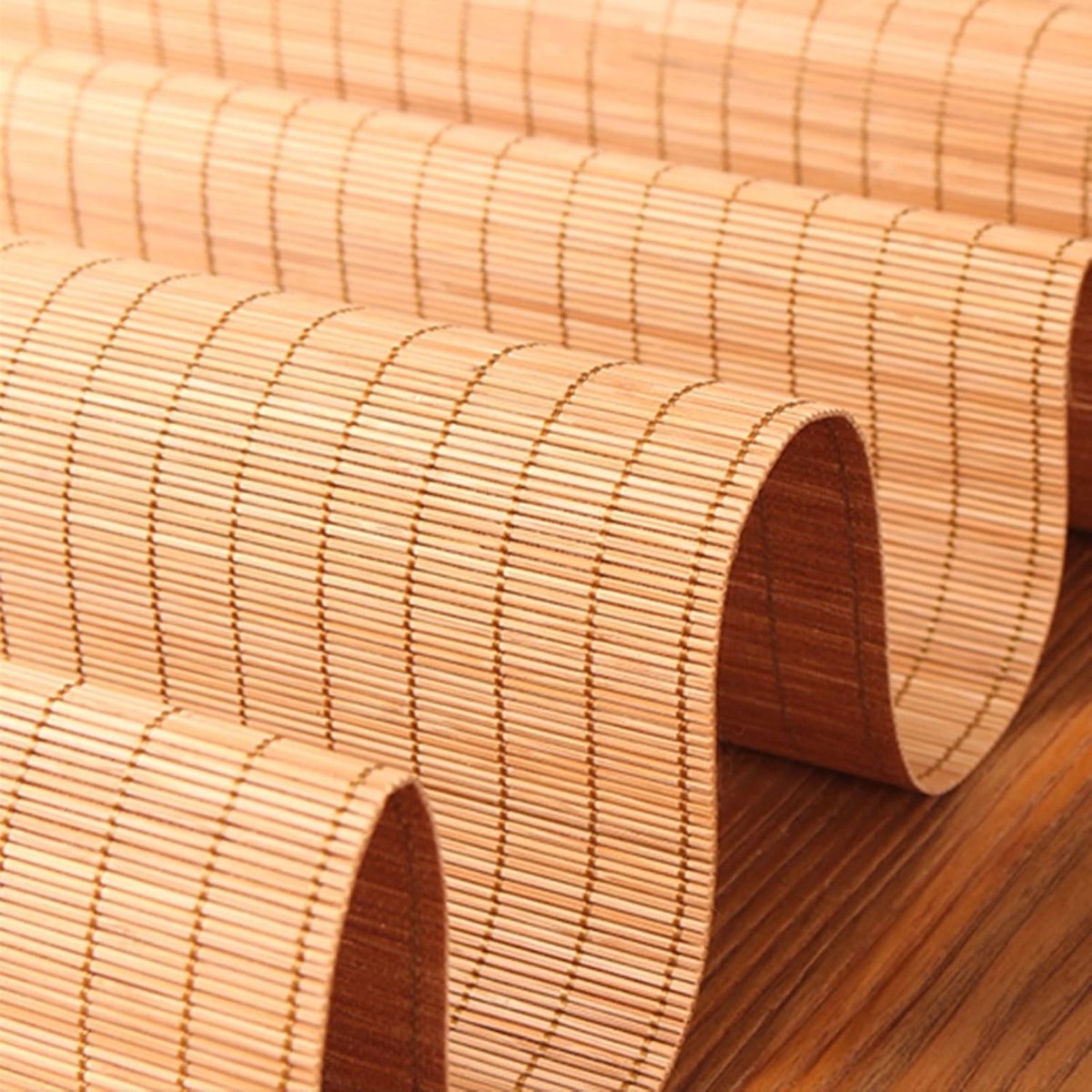 Tafelloper Bamboe - Tafeldecoratie - Tafel Beschermen - Hittebestendig - 50x150cm - Bruin