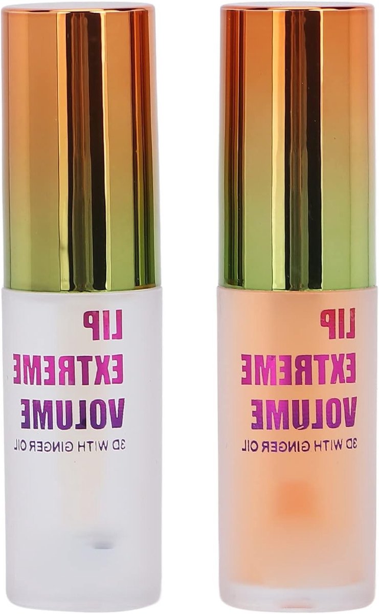 2-delige lipplumping set voor vollere en aantrekkelijke lippen, hydraterend lipserum voor elastische lippen
