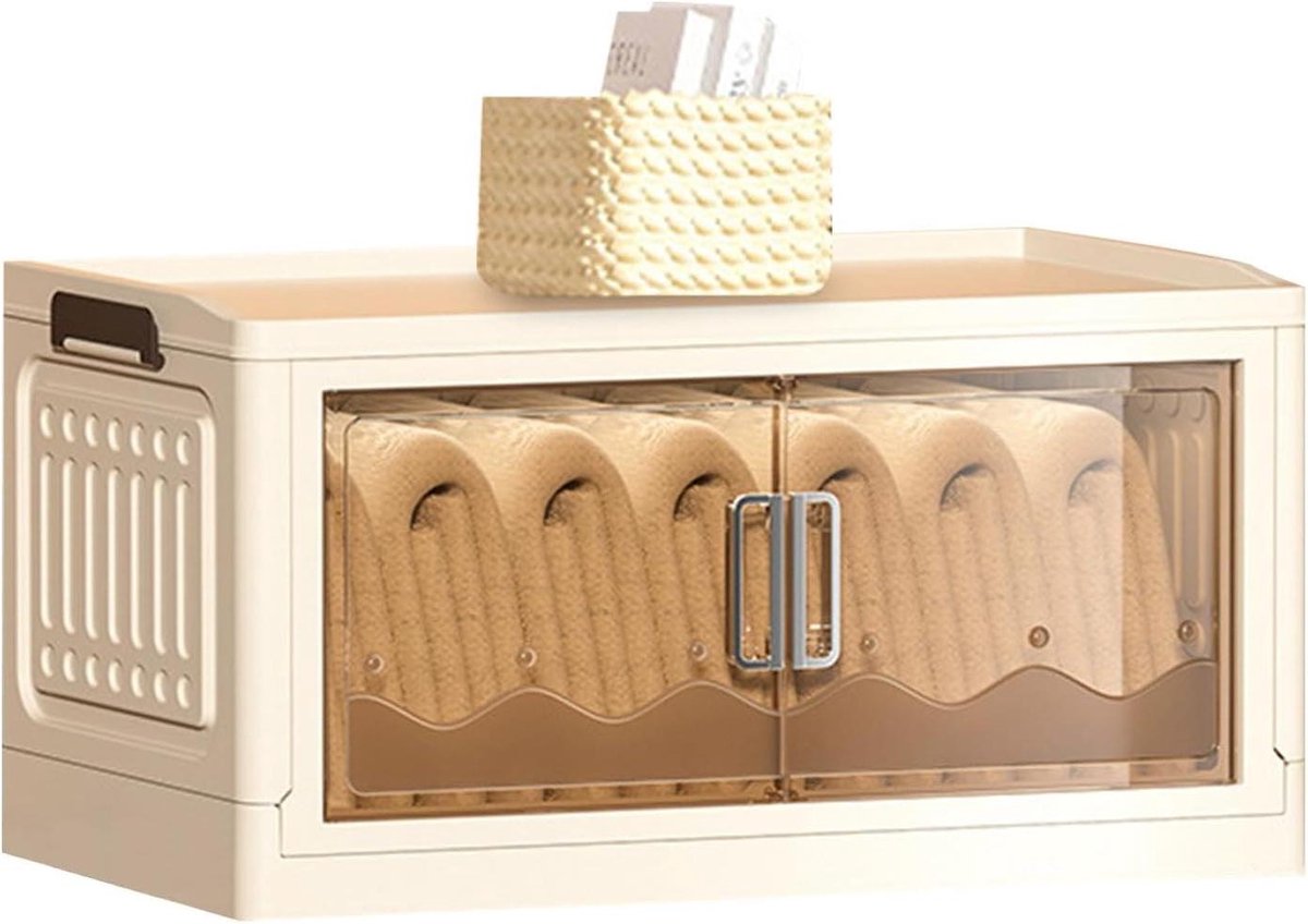 Opbergdozen - Opbergbakken - Huis Organiseren - Magnetisch Paneel - 41.5 cm - Transparant