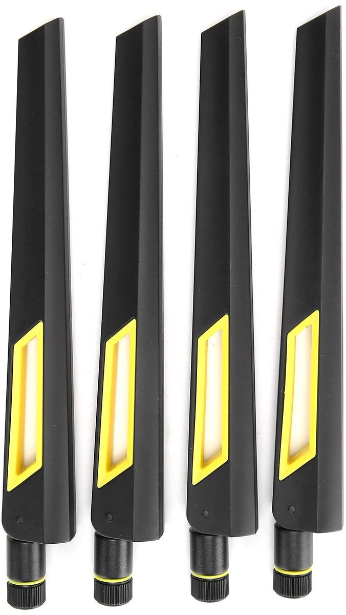 Wifi Router Antenne 4 Stuks 10dB Dual-Band SMA Netwerkkaart