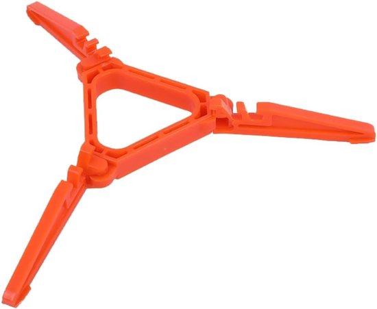 Gasbus standaard - Camping accessoire - Buiten koken - Verbeterde stabiliteit - Compact opvouwbaar - Rood — afbeelding 4