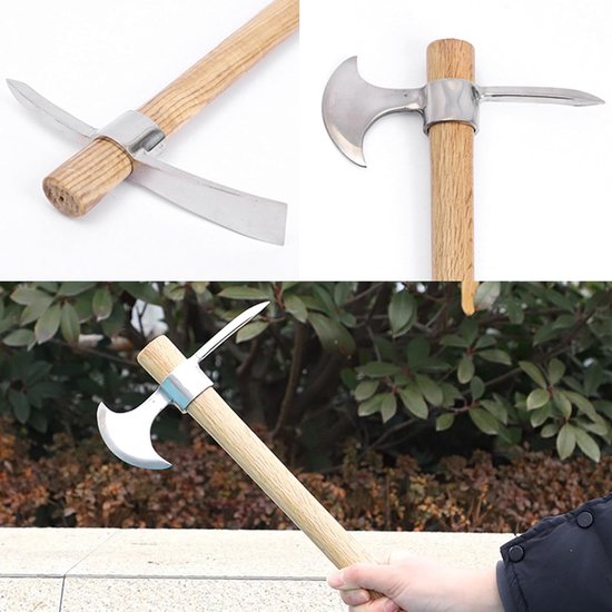 Houthak Gereedschap - Tuin Hakselaar - Tuin Werkzaamheden - Afneembaar Ontwerp - 41 cm Lengte - Metaal — afbeelding 4