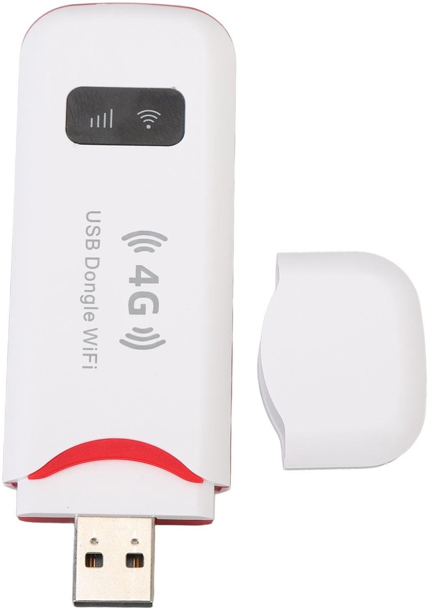 Dailygoods - Dailygoody - 4G USB-modem Dongle - Draagbare Reisrouter - 150 Mbps - Hotspot voor Videostreaming - Ondersteunt Maximaal 10 Apparaten - Geschikt voor E