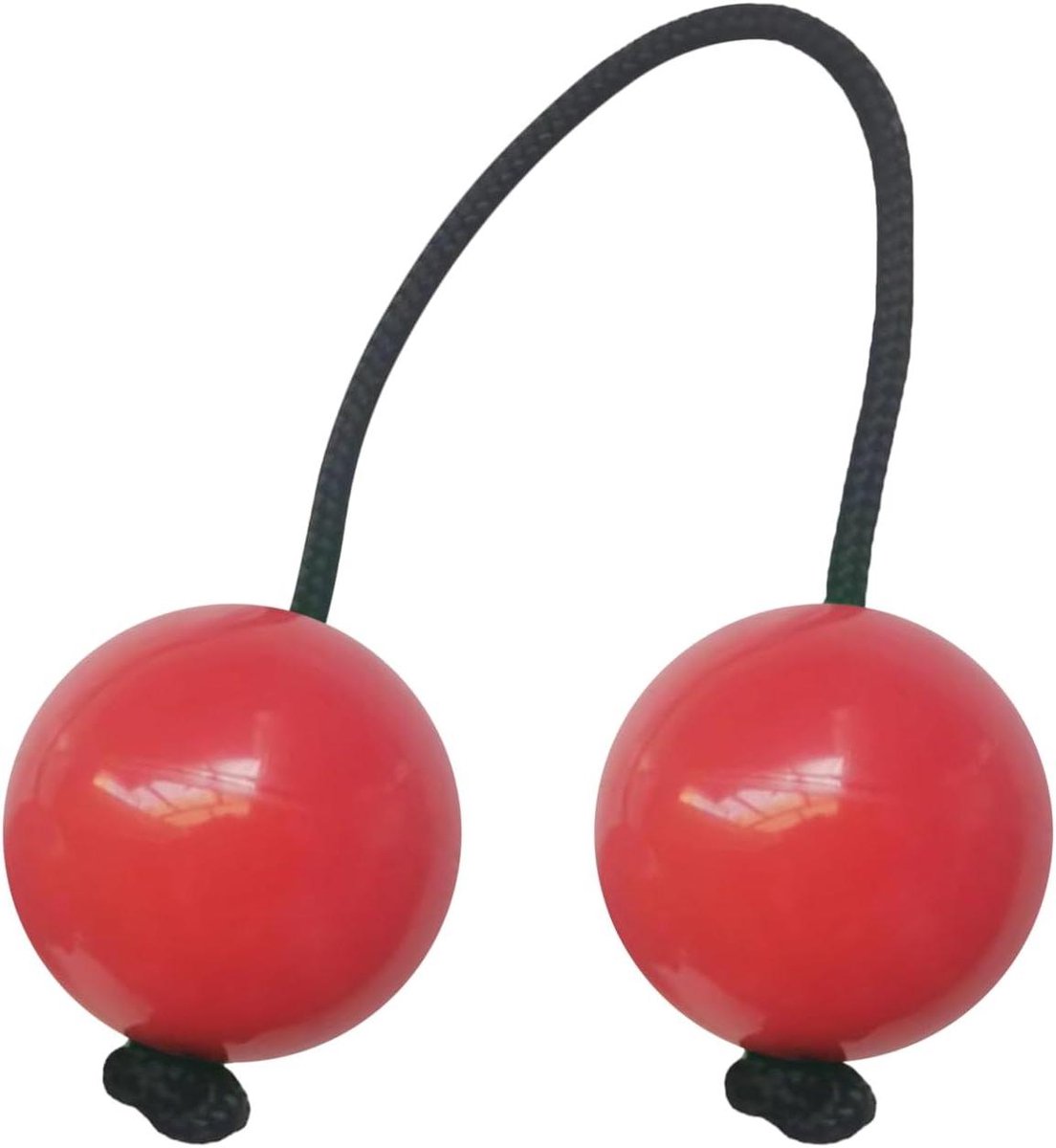Vingertop Trommelbal - Percussie Instrument - Muziek Maken - Dubbele Bal - 5 cm Diameter - Rood