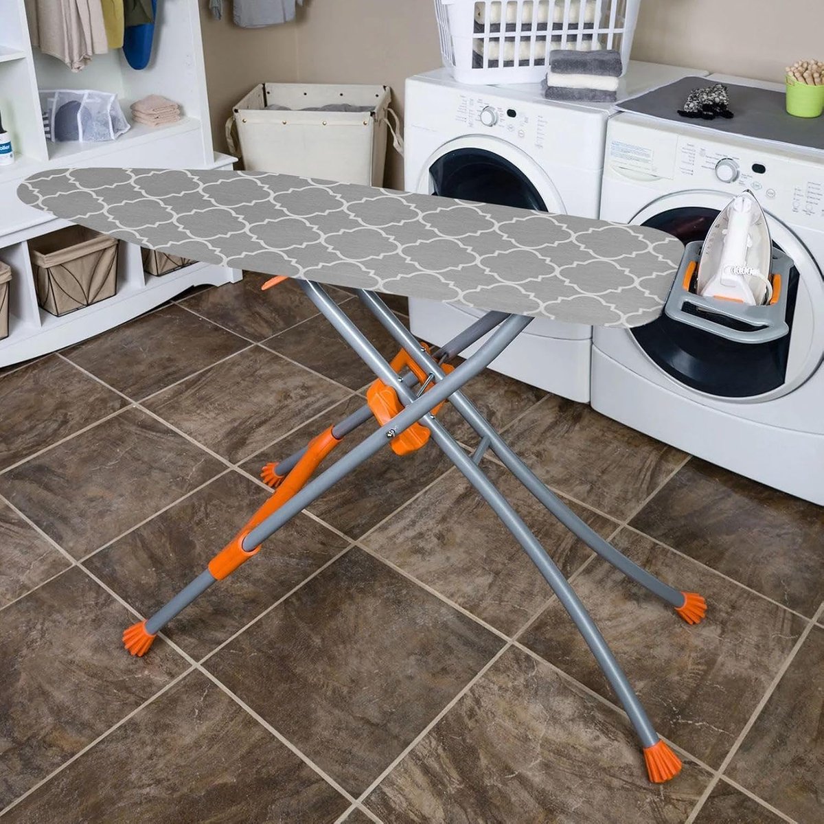 Strijkplankhoes - Strijkplankmat - Kleding Strijken - Warmte Reflecterend - 130x51cm - Grijs