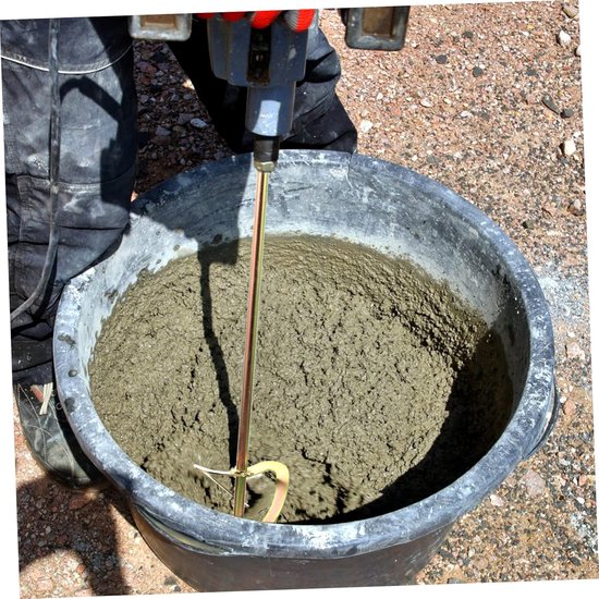 Mengstaaf voor Boormachine - Verf Mixer - Materiaal Mengen - Efficiënt Ventilatiesysteem - 48.5x10.5cm - Goud — afbeelding 3