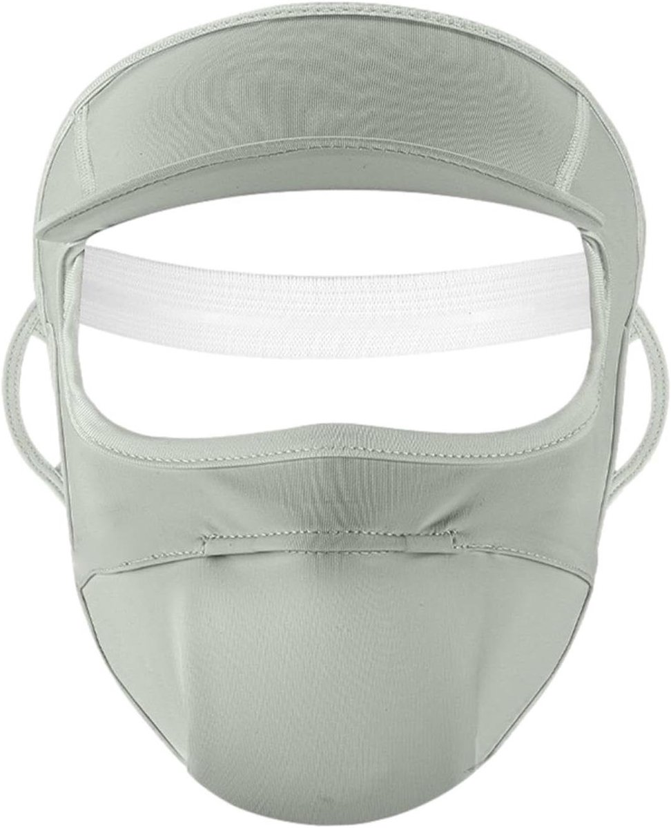 Gezichtsmasker - Zonnebescherming - Outdoor Activiteiten - Ademend - One Size - Zwart