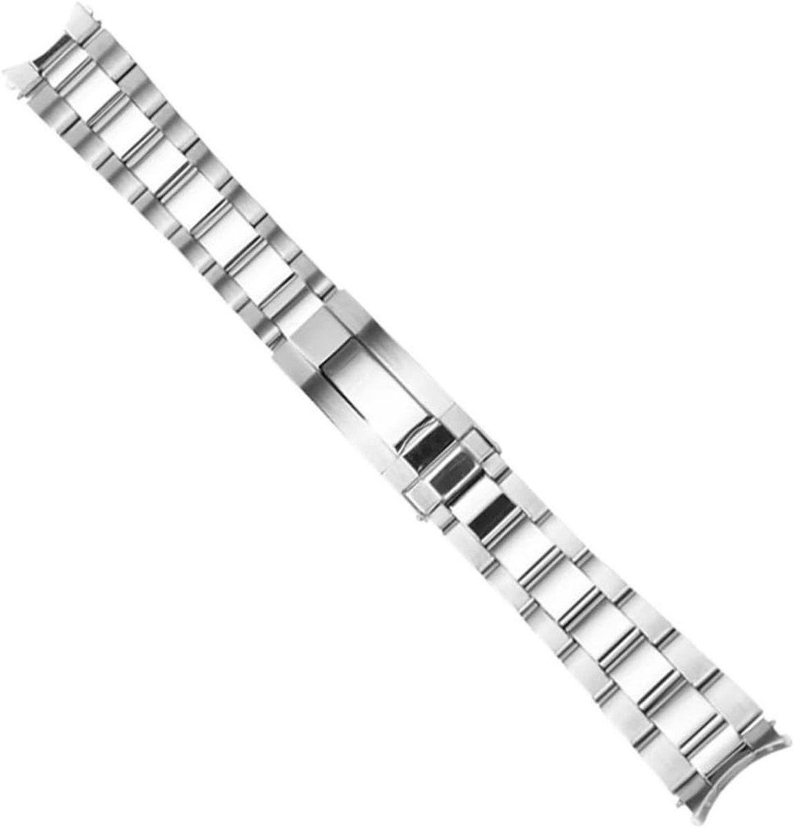 Horlogeband - Metaal band - Dagelijks gebruik - Roestvrij staal - 19 mm - Zilverkleurig