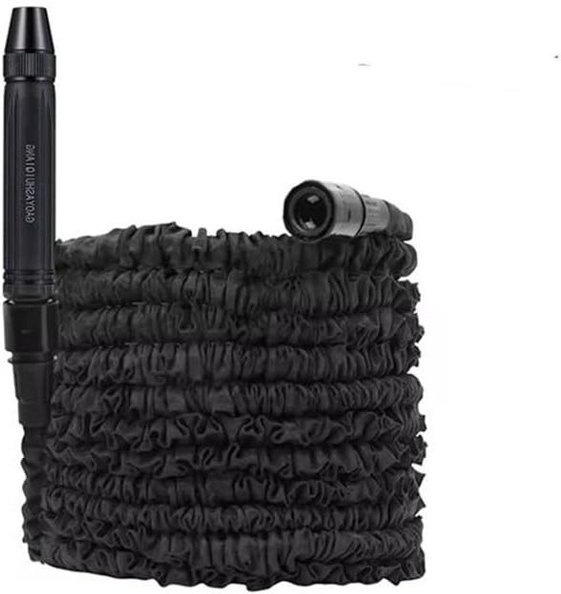 Tuinslang - Waterleiding - Tuin Besproeien - Automatisch Krimpend - 25FT-200FT - Zwart