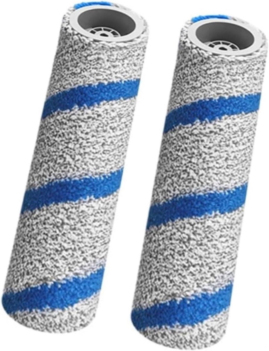 Reserve dweilrollen - Vervangende borstels - Vloeren reinigen - Eenvoudige installatie - 2 stuks - One Color