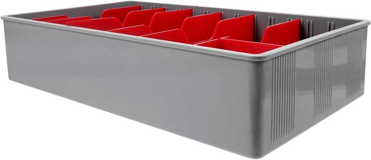 Kassalade Inzetbak - Geld Organizer - Geld Opbergen - Meerdere Vakken - 30 x 17.5 cm - Zwart