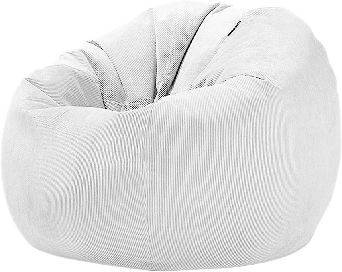 Zitzakhoes Corduroy - Zitcover Opbergzak - Ontspannen Spelen - Gemakkelijk Schoon - D90 cm
